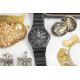 A collection of costume jewellery including brooches, beads, Toledo, Wedgwood brooch, 9ct gold and - Image 5 of 5