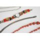 A collection of jewellery including two silver bangles, curb link bracelet with heart padlock clasp, - Image 7 of 8