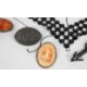 A collection of loose jet beads, French jet necklace, two cameo brooches, agate brooch, three - Image 3 of 6
