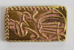 Japan Tenpō-era gold 2 Shu-ban-kin, undated but issued around 1837-1858