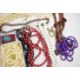 A collection of costume jewellery including beaded necklaces, pearl earrings, pheasant brooch, - Image 4 of 9