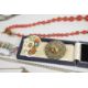 A collection of jewellery including two silver bangles, curb link bracelet with heart padlock clasp, - Image 6 of 8