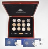 London Mint Office 'Fabulous 12 Silver Collection' set of 12 proof coins, in fitted case with