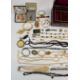 A collection of costume jewellery including brooches, beads, Toledo, Wedgwood brooch, 9ct gold and - Image 2 of 5