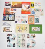 Miscellaneous collection of British banknotes, Isle of Man and Gibraltar stamps, Chinese coins, test