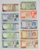 Ten Malta 1967, 1986 and 1994 issue banknotes including 1973 10 Liri and 1986 20 Liri