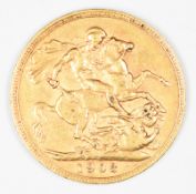 1903 Edward VII gold full sovereign