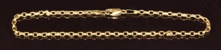An 18ct gold bracelet by Uno A Erre, 1.8g, 19.5cm