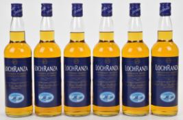 Six bottles of Arran Distillers Loch Ranza Founders' Reserve Scotch Whisky, 40% vol, 70cl. PLEASE