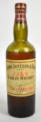 John Jameson & Son Limited JJ & S Dublin Whiskey, ten years old, 11267, bottled by Peter Connolly,