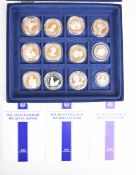 Westminster Coins HM Queen Elizabeth The Queen Mother silver commemorative twelve coin collection