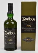 Ardbeg 1978 Single Islay Malt Scotch Whisky, limited edition bottled in 1997, 40% vol, 70cl, in