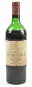 Chateau Lynch Bages Grand Cru Classé Pauillac Medoc 1957, 70cl PLEASE NOTE ALL ALCOHOL & TOBACCO