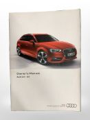 Ten Various Driver's Manuals/Owner Booklets in Original Wallets : Fiat, Audi, VW, Volvo, Citroen,