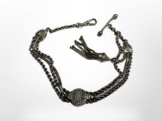 A white metal Albertina