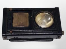 An antique police lamp