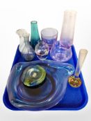 A group of 20th century Scandinavian and British glass wares,