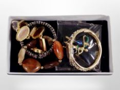 A group of costume jewellery