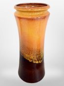 A West German glazed pottery vase,