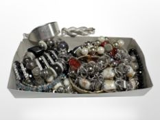 Twenty various costume bangles,