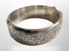 A silver bangle