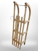 A vintage Davos sledge