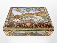 A large Otto Schmidt of Nurnberg biscuit tin,