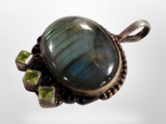 An old silver pendant