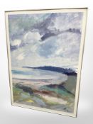 A Continental colour print - Abstract landscape,