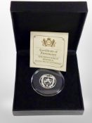 A Prince Philip silver coin
