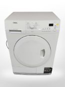 An AEG Lavatherm tumble dryer