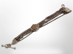 A vintage silver Albert