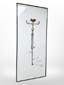 A Danish Poul Holck gallery print 69 cm x 30 cm