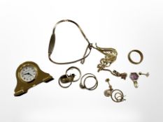 A group of costume jewellery,