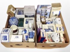 Two boxes of mainly boxed Ringtons ceramics.
