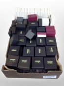 A large quantity of jewellery boxes, gift boxes, etc.