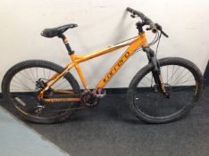 A Carrera Vengeance off road bike,