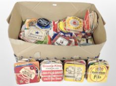 A large quantity of vintage pub coasters bearing advertising.