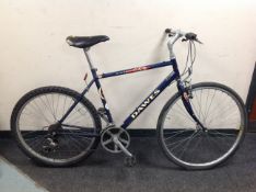 A Dawes Discovery 201 hybrid bike,