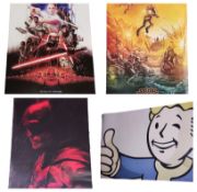 Star Wars: The Rise of Skywalker, The Batman, and Fallout Boy posters.