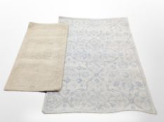 Two contemporary machine made rugs,