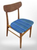 A Danish teak dining chair