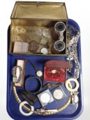 A group of lady's and gent's wristwatches, crowns, an EPNS belt,