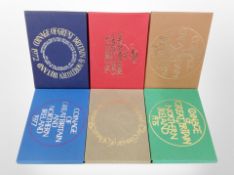 A group of coin sets.