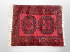 A Bokhara rug, Afghanistan, 94cm x 69cm.