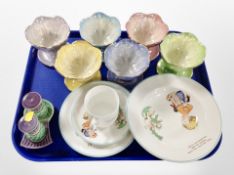 A set of six Maling lustre sundae dishes,