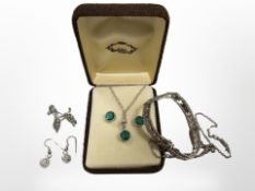 A group of costume jewellery,