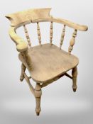 An elm smoker's armchair