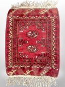 A small Bokhara rug, Afghanistan,