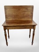 A 19th century Scandinavian oak tea table,